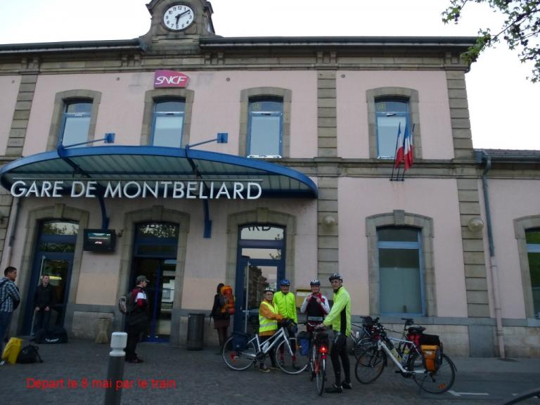 Départ gare de Montbéliard